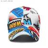 FS 2023 Street Graffiti Hip Hop Caps Men Men Cappellino Baseball Cap Cotton Trucker Hats Outdoor Sport Golf Hat Casquette L230523