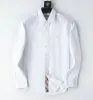 Düğme Up Gömlek Erkek Elbise Gömlek Luxury Slim Slim T-Shirt Tişört Uzun Kollu İş Giysileri Ekose Marka 17 Renk S-4XL 757526980