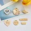 DIY Sieraden Bevindingen Componenten Accessoires K Gouden Bedels Legering Hanger Oorbellen Kettingen Conch Pearl Love Shell Sleutelhangers