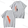 Summer Mens Women Designers Big V T Shirts Loose T Shirtfashion Brands Topps Man Casual Shirt Black White Orange Purple Big V Short Hleeve Us S-2XL