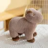 20CM Capybara Plush Simulation Capibara Anime Fluffty Toy Stuffed Animals Soft Doll Children Kids Birthday Gift