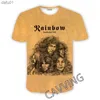 CAVVING 3D imprimé arc-en-ciel Rock T-shirts décontractés Hip Hop T-shirts Harajuku Styles hauts vêtements pour hommes/femmes L230520