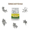 Slotted screws and H screws - Stainless Steel Assorted for Watch and Watch Repairs 12 Sizes Repair Tool Kit223V