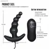 10 Frequentie Vibrerende Prostaat Massager Anale Plug Vibrator Kralen Butt Seksspeeltjes Waterdicht Krachtige Wired Voor Mannen Koppels L230518