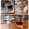 Klasa spożywcza biała whisky whisky 170 ml szklana kubek gładki kubek kubek krawędzi gęste powierzchnia zagęszcza dolna kubek barowy kubek