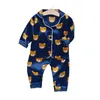 Pijamas Primavera Otoño Niños Pijamas Conjuntos Oso de dibujos animados Impreso Bebé Pijamas Ropa de dormir 2 piezas Traje Niños pequeños Niños Niñas Ropa de dormir 230606