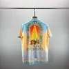 Heren Plus Tees Polo's 2023 Zomer Nieuwe Mode T-shirt met ronde hals Katoen Shirt met korte mouwen Hawaiian Beach Print Shirt Shorts sportpak k88b54