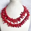 Chains Rare Genuine 15--20-28mm Branch Natural Red Coral Necklace For Women Jewelry Large Huge Irregular Freeform Stone Fine Chokers