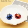 Stift broscher sesam street emo Big Bird Sweet Cake Monster Cartoon Brosch Badge Söt barnstift T230607