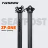 Hastes de bicicleta TOSEEK ZF-One Canote de carbono 27.230.831.6mm Preto fosco MTBRoad Comprimento do espigão do selim 280mm Tubo do selim Peças de bicicleta 230606