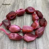 Crystal Large Red Agates Geode Druzy Cutting Nugget Pendant Beads,Natural Stone Drusy Beads For DIY Jewelry Making MY210655