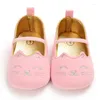 First Walkers Born Babyschuhe für Mädchen mit weicher Sohle und rutschfester Baumwollsohle, süße und edle Prinzessin, atmungsaktives Leder zum Gehen