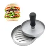 Procesory hamburger mięsny wołowina grilla prasowa maszyna naleśnikowa manualna manualna forma nonstick powłoka plastikowa