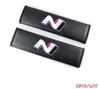 Housse de ceinture de sécurité en fibre de carbone de voiture pour Hyundai N I30 IX35 tucson performance Veloster Kona Solaris Sonata Elantra accessoires