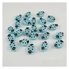 Bois 200Pcs 7 Couleurs 20X14Mm Un Visage Imprimé Coccinelle Perles En Bois Charmes Perle Bijoux Accessoires Pour Enfants Jouet Bricolage Faire Dr Dh98O