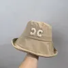 5 Cores Designer Bucket Hats Lazer Férias Candy Color Chapéus de Aba Larga Carta Casais Verão Viagens Esportes Bordados Cap297Y