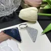 Orecchini firmati Triangolo Lettera Orecchino a bottone con accessori di gioielli di moda per le donne Orecchini a cerchio Impegno di nozze per la sposa
