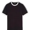 T-shirty męskie wysokiej jakości bawełniane męskie koszulki koszulki z krótkim rękawem homre swobodne okno homme haft haftowy