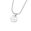 Pendentif Colliers 2023 Personnalité Géométrique Collier Pour Femmes En Acier Inoxydable Football Volleyball Hommes Bijoux Cadeaux De Noël