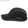 Brand Men's Quick Dry Baseball Cap Summer Outdoor Sport Thin Breathable Letter Snapback Caps for Women Unisex Bone Gorras L230523
