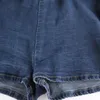 Röcke Blauer Jeansrock mit Rüschen Harajuku Y2K Jeans Shorts Mini Frau Hohe Taille Unten Weiblich Lässig Plissee 230607