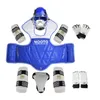 Beschermende uitrusting Taekwondo Vijfdelige set Helmpantser Kickboksen Bokshandschoen Apparatuur Hoofdbeschermer 230308