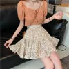 Skirts Chiffon Satin Floral For Women Silk Clothing Ruffle Premium Stylish Womens Skirt Luxury In High Quality Fashion