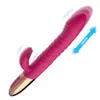 1pc Silikon + abs Massage Stick 5-frequenz Teleskop 10-frequenz Vibration Ein-taste Heizung Magnetische saug Aufladung f