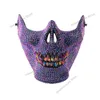 Stitch Diy Halloween Skull Mask Cosplay accessoires Party Masque Masquerade Maske Maske Diamond Painting Horror Mask Skeleton Squelette Half Face