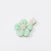 Pinces à cheveux enfants doux mignon tissu fleur enfants épingles à cheveux princesse Barrette bébé filles chapeaux enfant cheveux accessoires