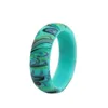 Anillos de silicona europeos y americanos para mujer Nuevos anillos de silicona estampados Paisley de 5,7 mm de ancho