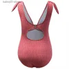 Moderskap Swimwears Maternity Swimsuits En bit graviditet Badkläder kostym V-Neck Knutade axelremmar Baddräkt T230607