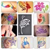 Stencil Spedizione gratuita 500 pezzi Stencil design misto per body painting glitter tatuaggio temporaneo e aerografo 2017 NUOVA immagine