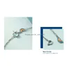 Bracelets porte-bonheur argent opale arc-en-ciel licorne bracelet pour femmes bijoux de fête livraison directe Dhgr3