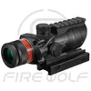 Trijicon Acog Siyah Renk Taktik Stili 4x32 Tüfek Kapsamı Kırmızı Dot Yeşil Optik Fiber 20mm Rail