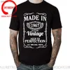 Vintage Classic Made in 1960/1961/1962/1963/1964/1965/1966/1967/1968/1969 T shirt men 1960s Man Papi Father Dad Birthday T-shirt L230520