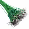 Braid Line 20Pcs Steel Fishing Wire Leader With Swivel Olta Accessory Lead Core Leash Tackle Pesca 230606