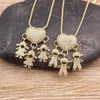 Chaînes AIBEF dessin animé amitié enfants pendentif colliers mode coréenne garçons et filles beaux cadeaux bijoux en gros