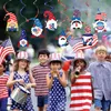 8 st/set National Day Patriotic Shooting Stars Hangings Swirl Decorations 4: e juli Presidenter Day Party Decor Kdjk2306