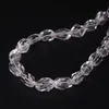 Kristal 15,5"/strand natuurlijke heldere kristallen gefacetteerde nugget losse kralen, ruwe kwarts edelstenen gesneden nugget hangers ambachtelijke ketting sieraden maken