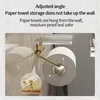 Tutucular Akrilik Tuvalet Kağıdı Tutucu Raf Tepsi Banyo Aksesuarları Mutfak Rulo Tutucu Duvara Monte Tuvalet Kağıdı Doku Rafı