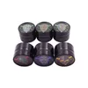 Latest Colorful Aluminium Alloy 63MM Smoking Skull Pattern Dry Herb Tobacco Grind Spice Miller Grinder Crusher Grinding Chopped Hand Muller Cigarette Holder DHL