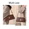 Sacos de noite padrão de crocodilo feminino bolsa de luxo couro PU simples axilas ombro feminino design diário casual bolsas bolsa bolsa