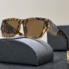 Heren Designer P Zonnebril Luxe Merk Vierkant Frame Dames Brillen Grijze Lens Man Rijden Mode Zonnebril Uvproof Zonnebril met Box Goggle