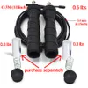 Jump Ropes Adjustable Weighted Jump Rope For Women And Men Speed Skipping Rope With Anti-Slip Handle for Double Unders Gym Fitness 230607