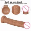 Mjukt dubbelskikt silikon stor dildo realistiska falska långa dick penis rumpa plugg vuxna sex leksaker för kvinnliga män vagina anal massage l230518