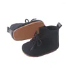 Premiers marcheurs 0-12 mois bébé filles chaussures hautes couleur unie semelle souple antidérapant Sheos pour Born Bandage plat