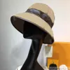 패션 디자인 편지 남성 여성 접이식 모자를위한 캐퀴 트 버킷 모자 검은 피셔 만 장착 모자 해변 태양 바이저 넓은 브림 모자 접이식 숙녀 볼러