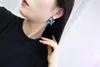 Dangle Earrings Ruif Luxury High Sense 925シルバー女性のためのパライバを作成するさまざまな重要な機会を着る素晴らしい宝石を着る