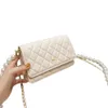 Channell Bag New Leisure Leather Pearl Fortune Bag Fashion Sheepskin Small Cross Bag